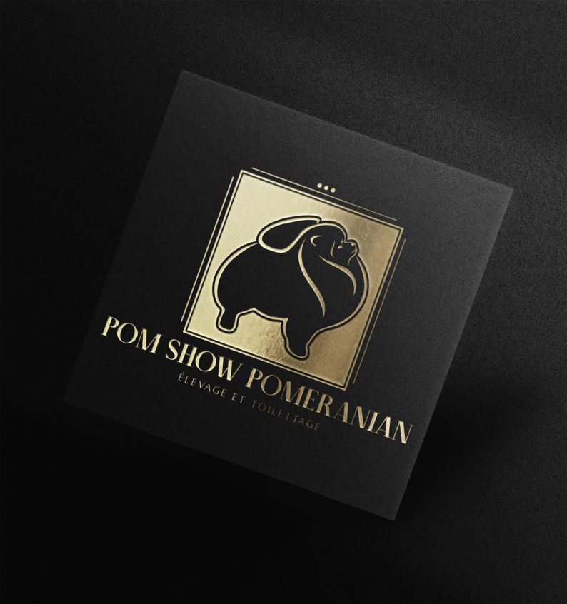 Custom Pomeranian logo